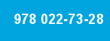 978 022-73-28